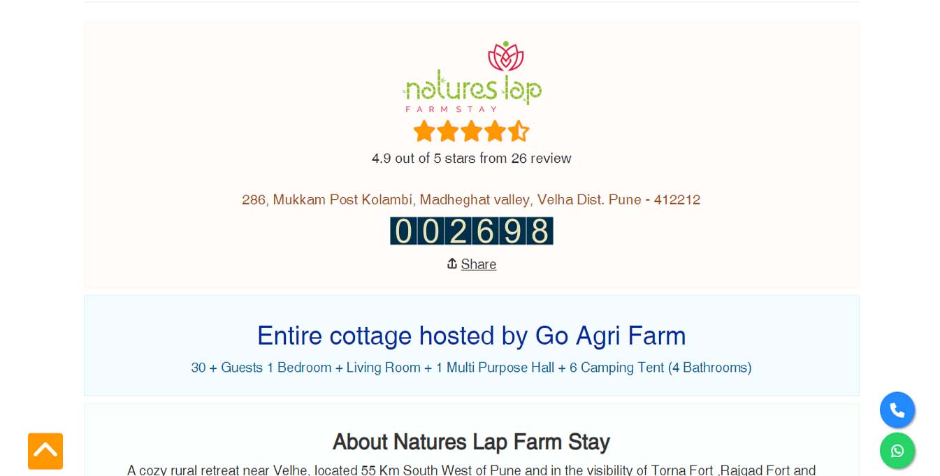 Nature Lap Farm Stay